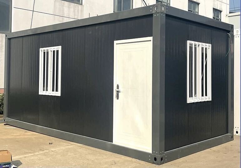 ユニットハウス 関東 関西発 2.48×4黒 窓ドア一つずつ9.9㎡ 3坪 ユニットハウス 関東 関西発 2.48×4黒 窓ドア一つずつ9.9㎡ 3坪