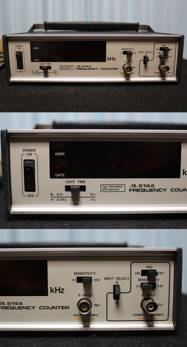 タケダ理研 TR-5144 周波数カウンター 10Hz~550MHz ホビー タケダ理研 TR-5144 周波数カウンター 10Hz~550MHz ホビー