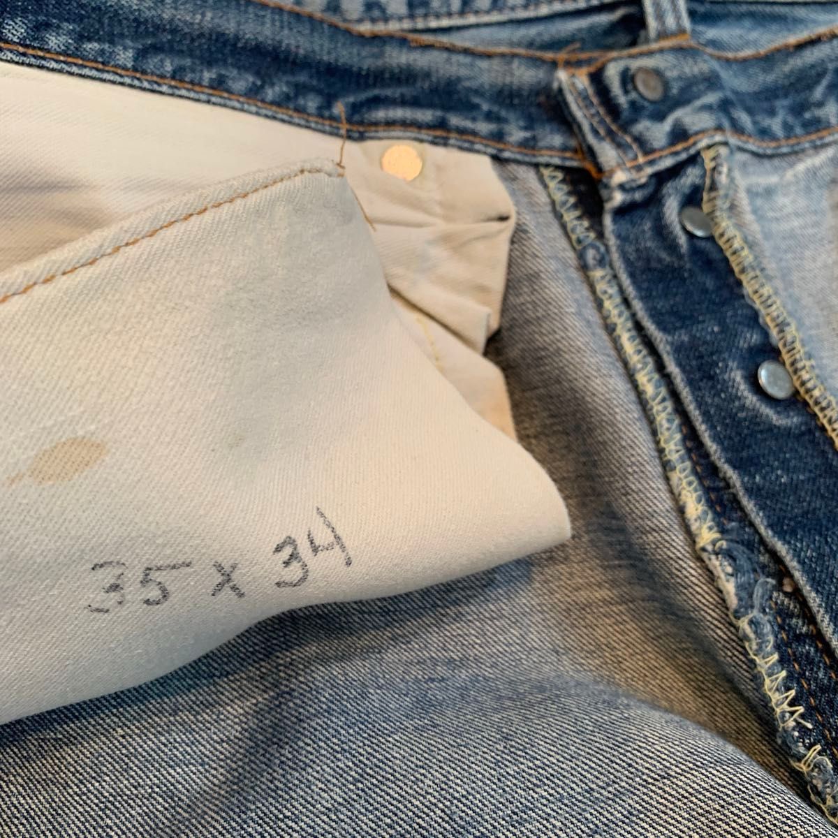 Levi's 501 BIGE 60s vintage ボタン裏8 levi's501 リーバイス Levi's 501 BIGE 60s vintage ボタン裏8 levi's501 リーバイス