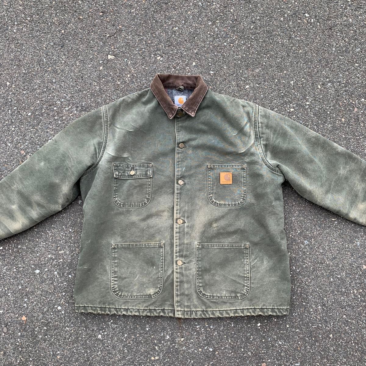 carhartt MOS 2001年 チョアコート USA製 レアカラー ダック carhartt MOS 2001年 チョアコート USA製 レアカラー ダック