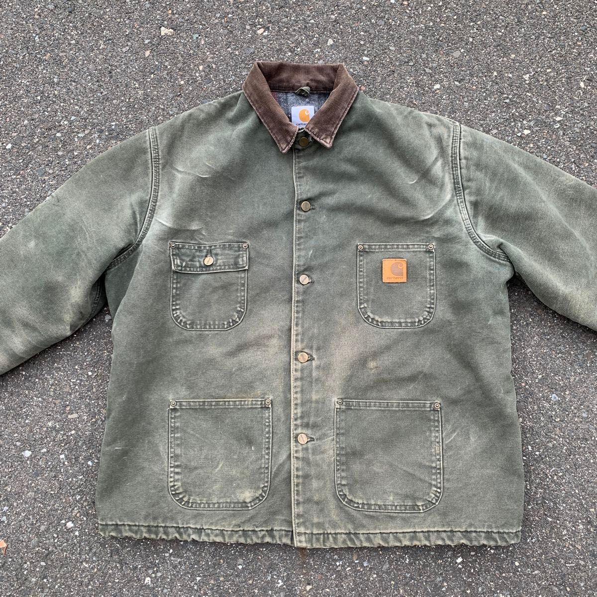 carhartt MOS 2001年 チョアコート USA製 レアカラー ダック carhartt MOS 2001年 チョアコート USA製 レアカラー ダック