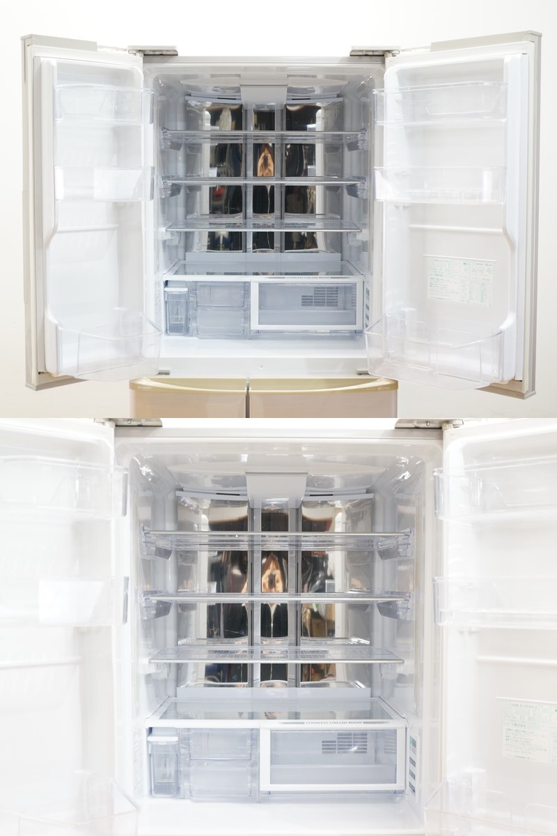 東ハ: シャープ 6ドア 冷凍冷蔵庫 440L SJ-XF44X-S 日本製 東ハ: シャープ 6ドア 冷凍冷蔵庫 440L SJ-XF44X-S 日本製