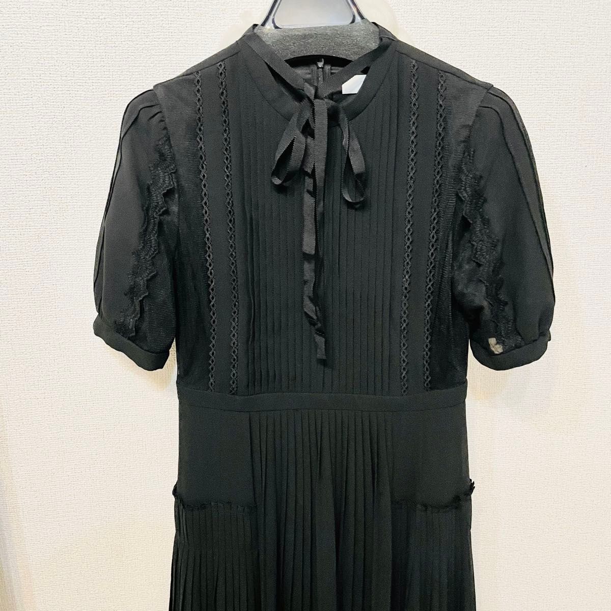 CELFORD セルフォード シフォン レース プリーツワンピース CELFORD セルフォード シフォン レース プリーツワンピース