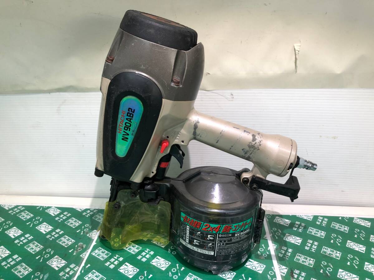 中古品 エア工具 HiKOKI ハイコーキ 90mm常圧ロール釘打ち機 中古品 エア工具 HiKOKI ハイコーキ 90mm常圧ロール釘打ち機