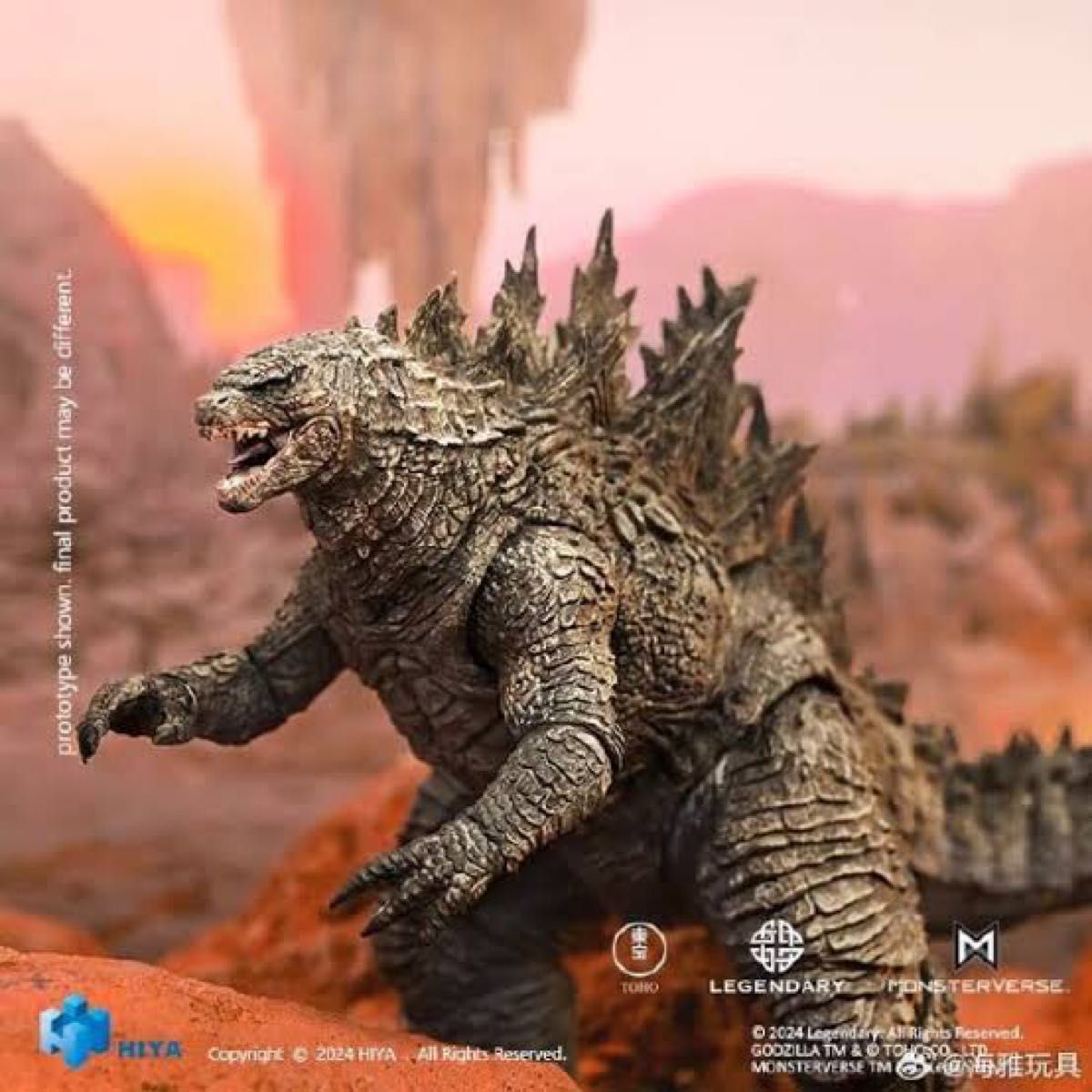 ハイヤトイズ　hiyatoys hiya toys ゴジラ　godzilla 2024 コング　kong 新たなる帝国