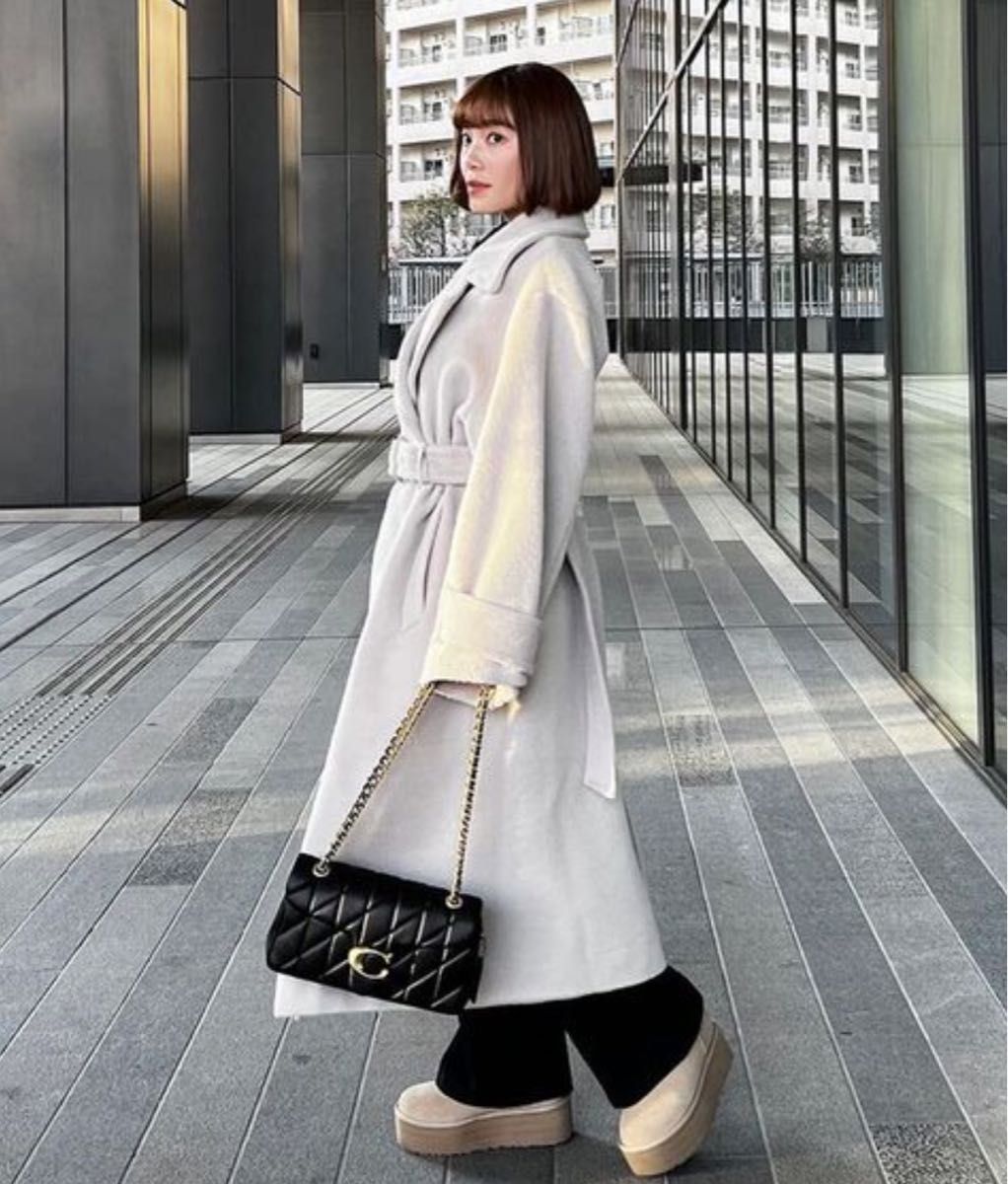 新品coach タビー ショルダー バッグ 26・キルティング ゴールド 新品coach タビー ショルダー バッグ 26・キルティング ゴールド