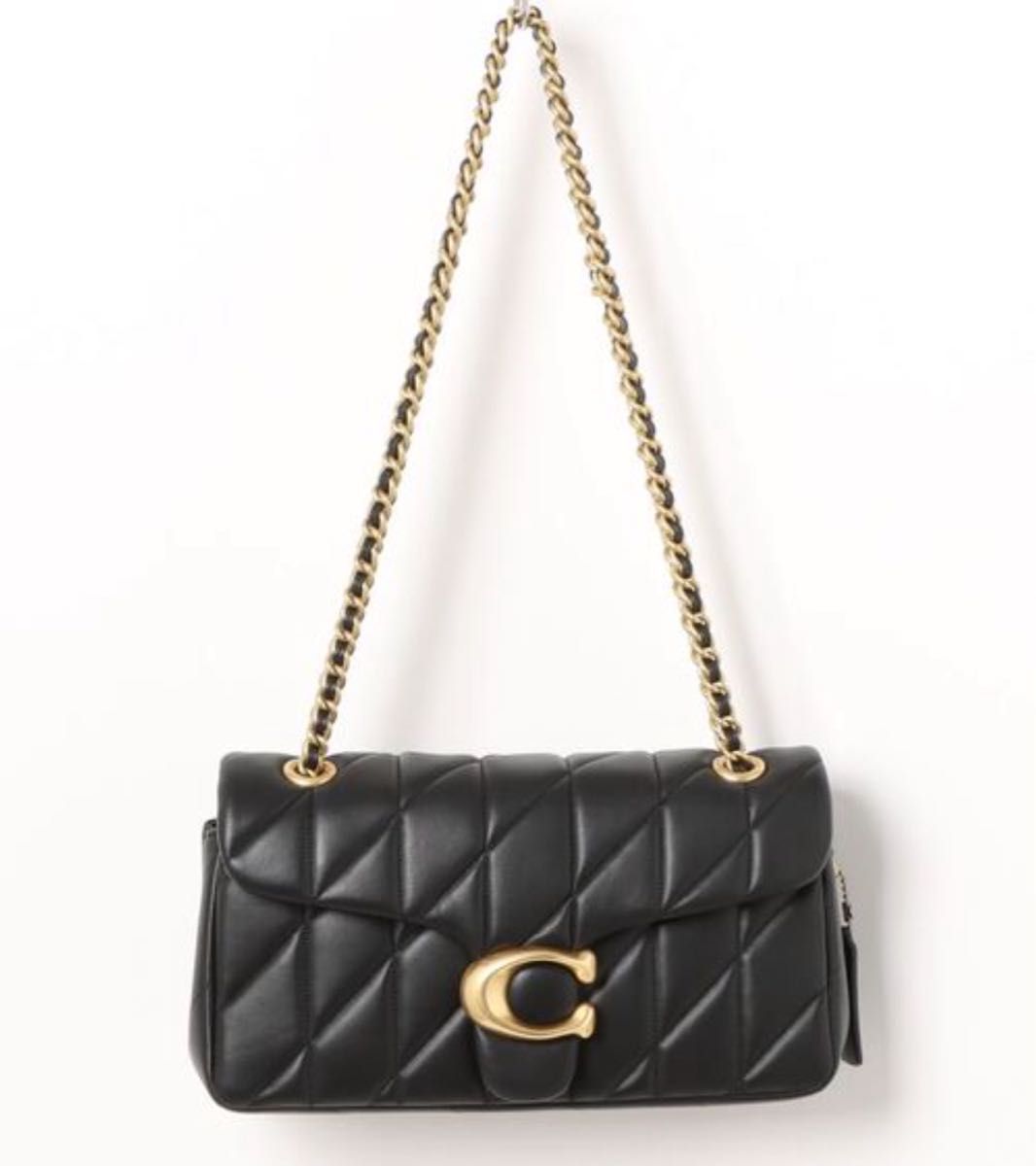 新品coach タビー ショルダー バッグ 26・キルティング ゴールド 新品coach タビー ショルダー バッグ 26・キルティング ゴールド
