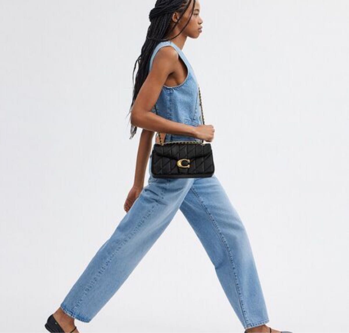 新品coach タビー ショルダー バッグ 26・キルティング ゴールド 新品coach タビー ショルダー バッグ 26・キルティング ゴールド