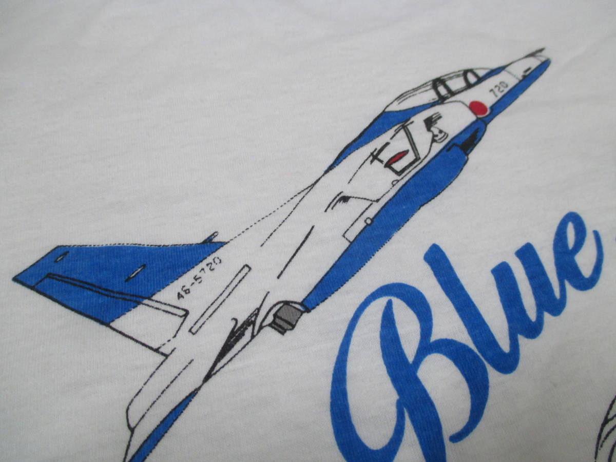  aviation self .. blue Impulse T-shirt L size 