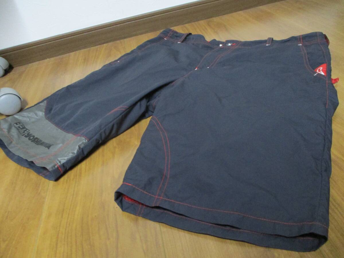 日本制 KUSHITANI クシタニ×ヨシムラ K1829Y ポケッタブルショートパンツ Lサイズ