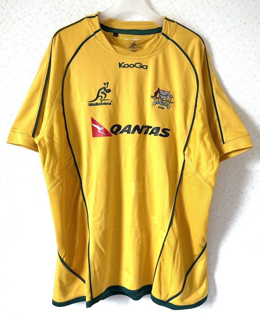 KooGa ラグビーオーストラリア代表 ジャージ 2XL ワラビーズ KooGa ラグビーオーストラリア代表 ジャージ 2XL ワラビーズ