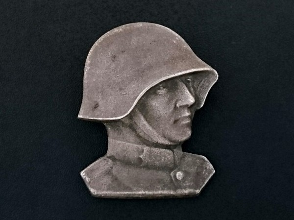 WW2 1940年 スイス アーミー ソルジャー ミリタリー ピン ブローチ スイス軍 兵士 ヘルメット メダル バッジ