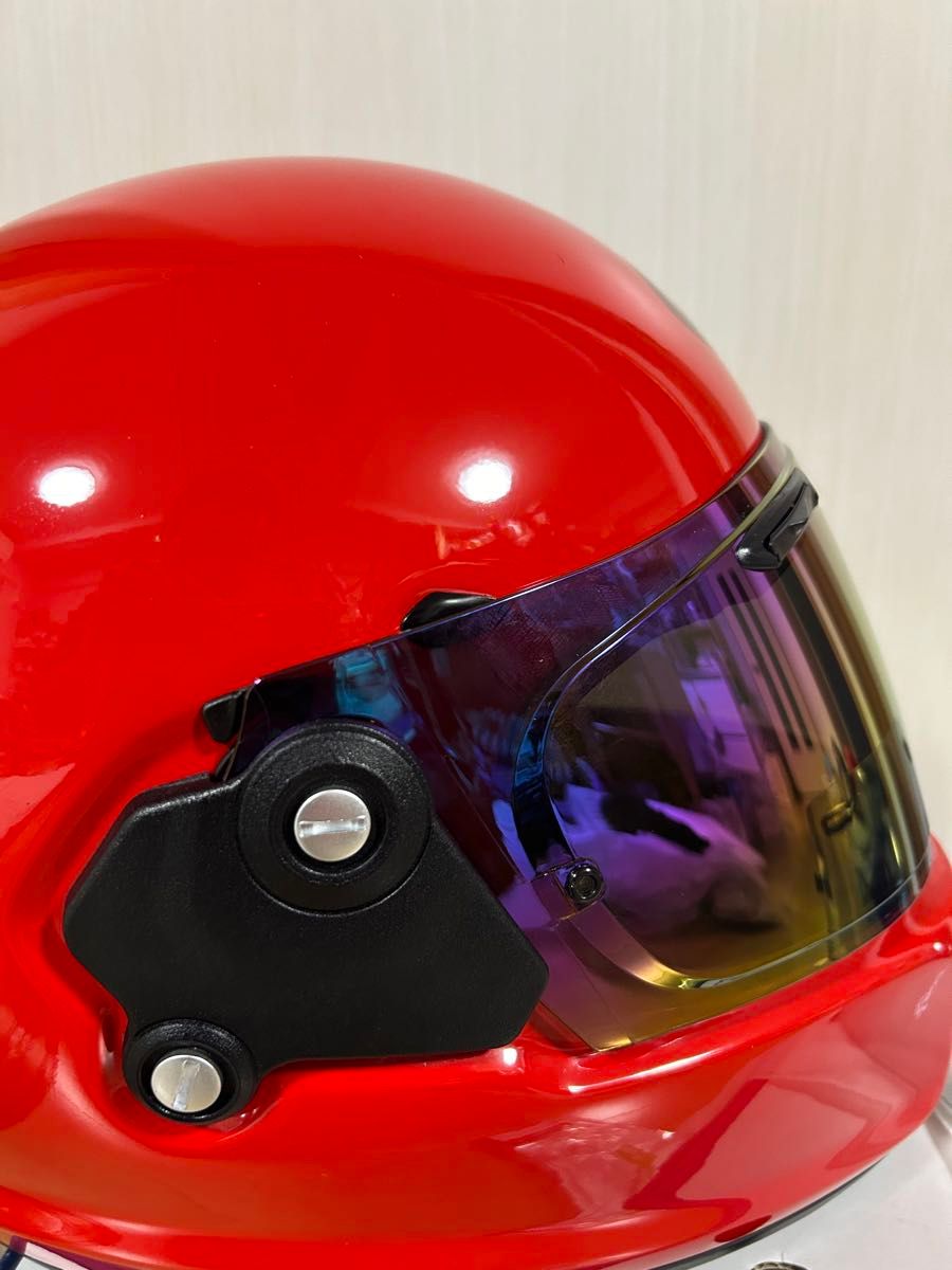 美品】アライ Arai ヘルメット ラパイドネオ レッド Lサイズ 美品】アライ Arai ヘルメット ラパイドネオ レッド Lサイズ