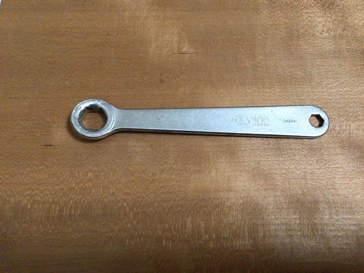 sugino 15mmハブ、クランクレンチ 未使用品 Yahoo!オークション - SUGINO 15mm レンチ クランク 六角