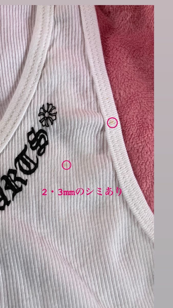 クロムハーツタンクトップ90s USA 旧タグ ヴィンテージ レア クロムハーツタンクトップ90s USA 旧タグ ヴィンテージ レア