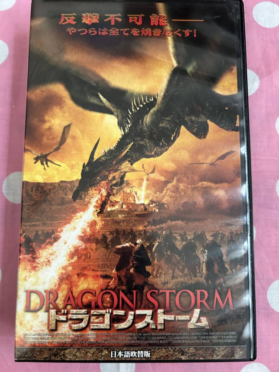  videotape 283*722 used VHS* Dragon storm dubbed version 94 minute 2004 year rice Max well * call field ...* takkyubin (home delivery service) shipping limitation (pick up) 