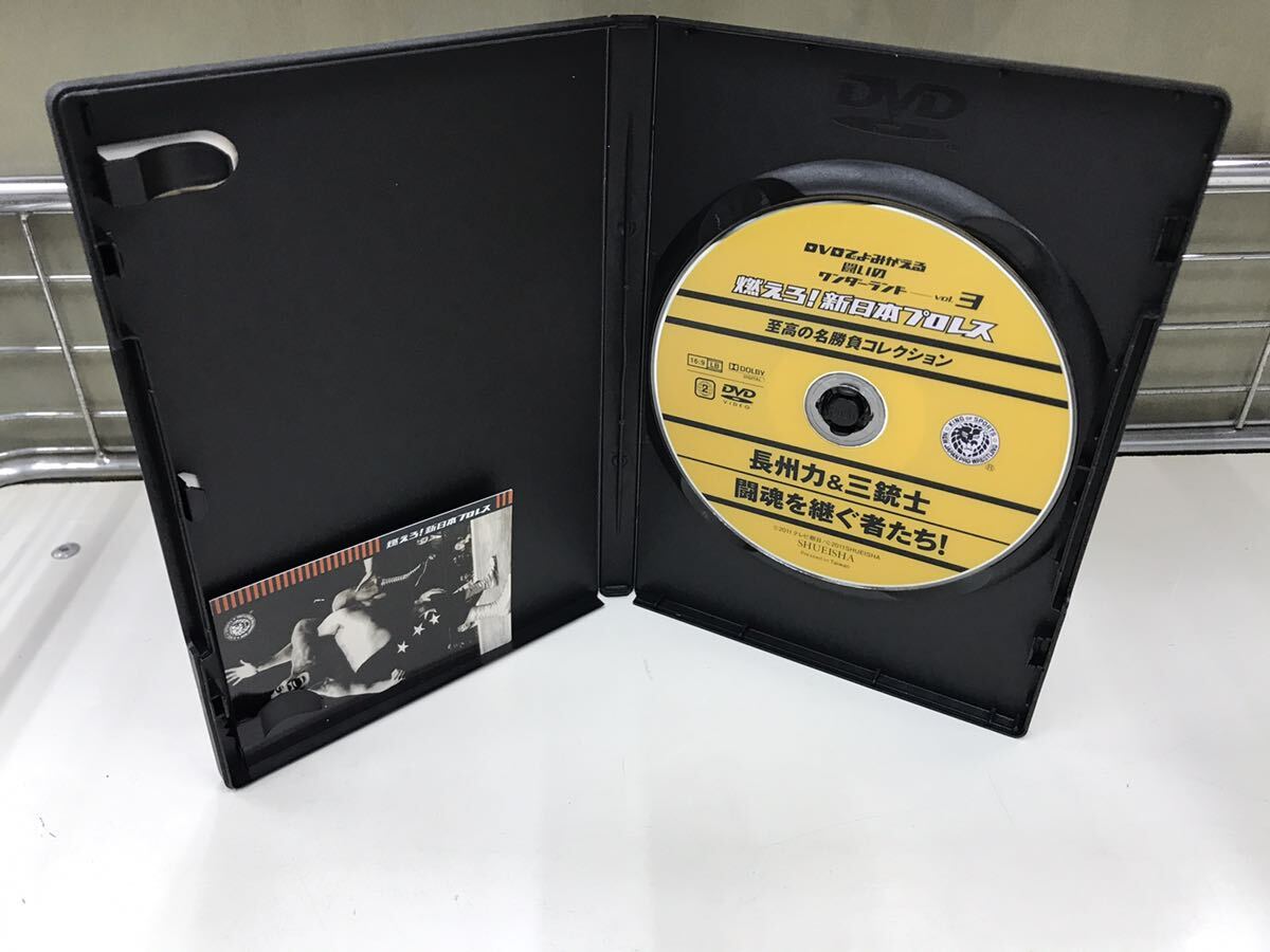 [ наружная коробка * брошюра * карта есть ]DVD New Japan Professional Wrestling Vol.3 длина . сила & три ружье .. душа ... чуть более человек .. наружная коробка * брошюра *DVD кейс * диск красивый!