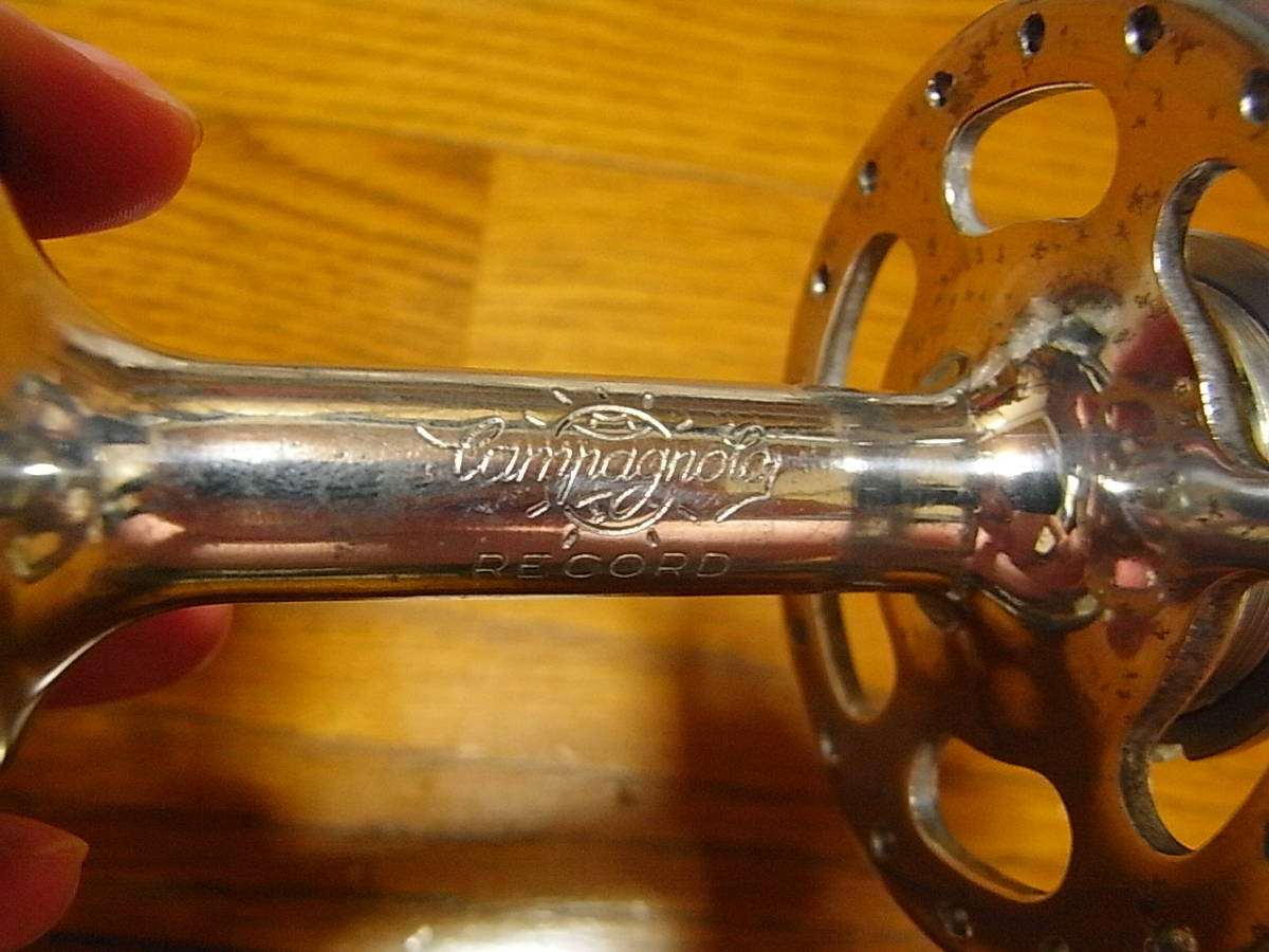 Campagnolo Campagnolo RECORD PISTA запись pi старт грузовик ступица 36H задний Италия Vintage campag chineli