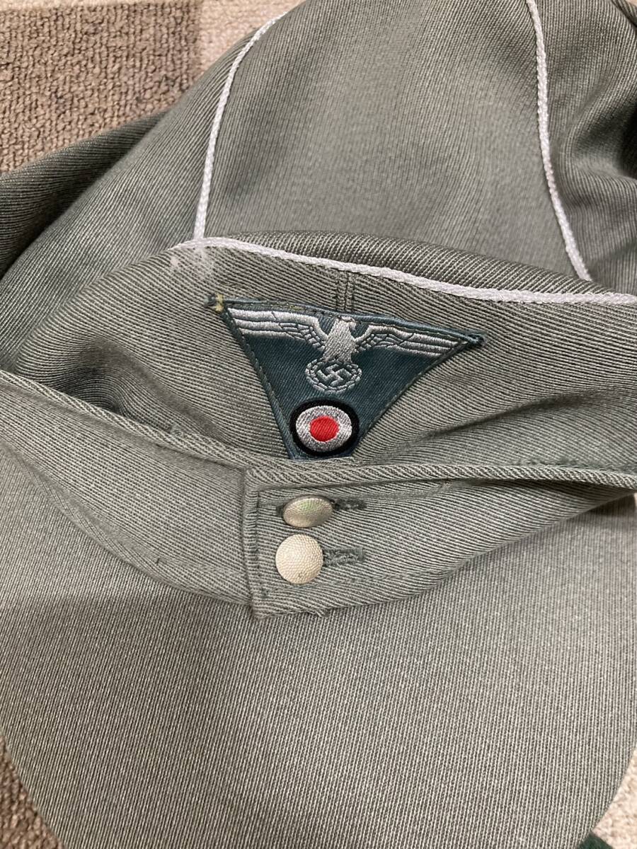 旧ドイツ軍将校 レプリカ軍服、軍帽、ズボン 3点セット(制服 旧ドイツ軍将校 レプリカ軍服、軍帽、ズボン 3点セット(制服