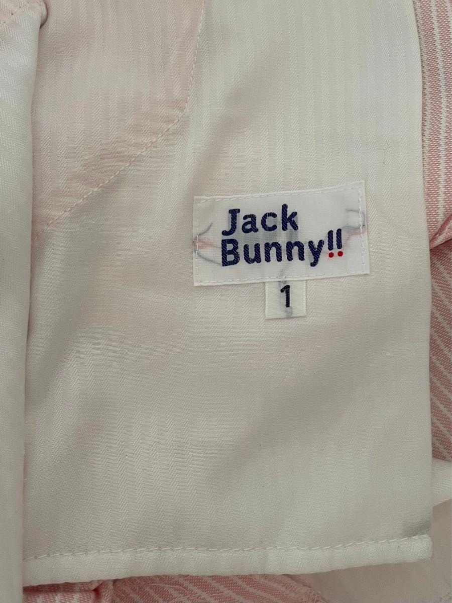 Jack Bunny!! ジャックバニー　 ショートパンツ　ピンクと白ストライプ