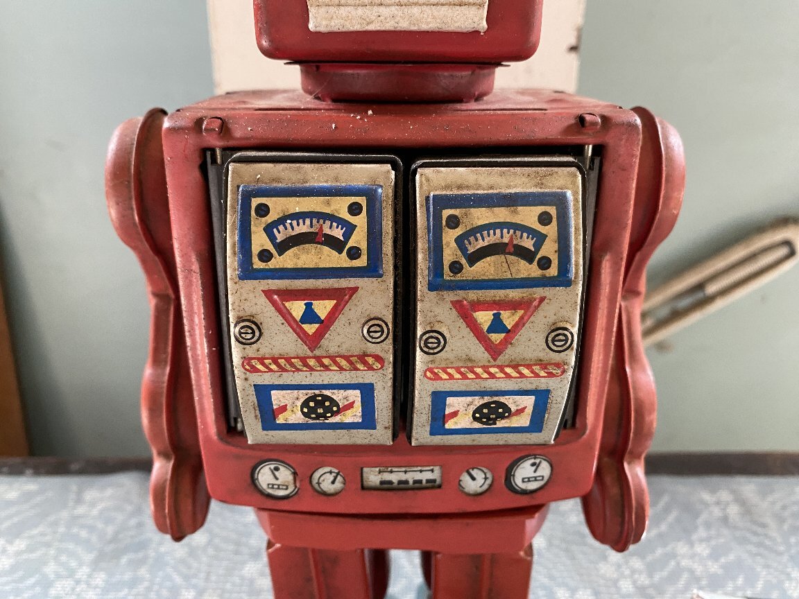 昭和レトロ ブリキ ロボット SPACE WALKMAN スペース 昭和レトロ ブリキ ロボット SPACE WALKMAN スペース