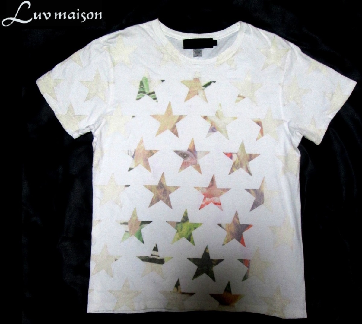 LUV MAISON ラブメゾン ジャックローズ スター フォト Tシャツの画像1