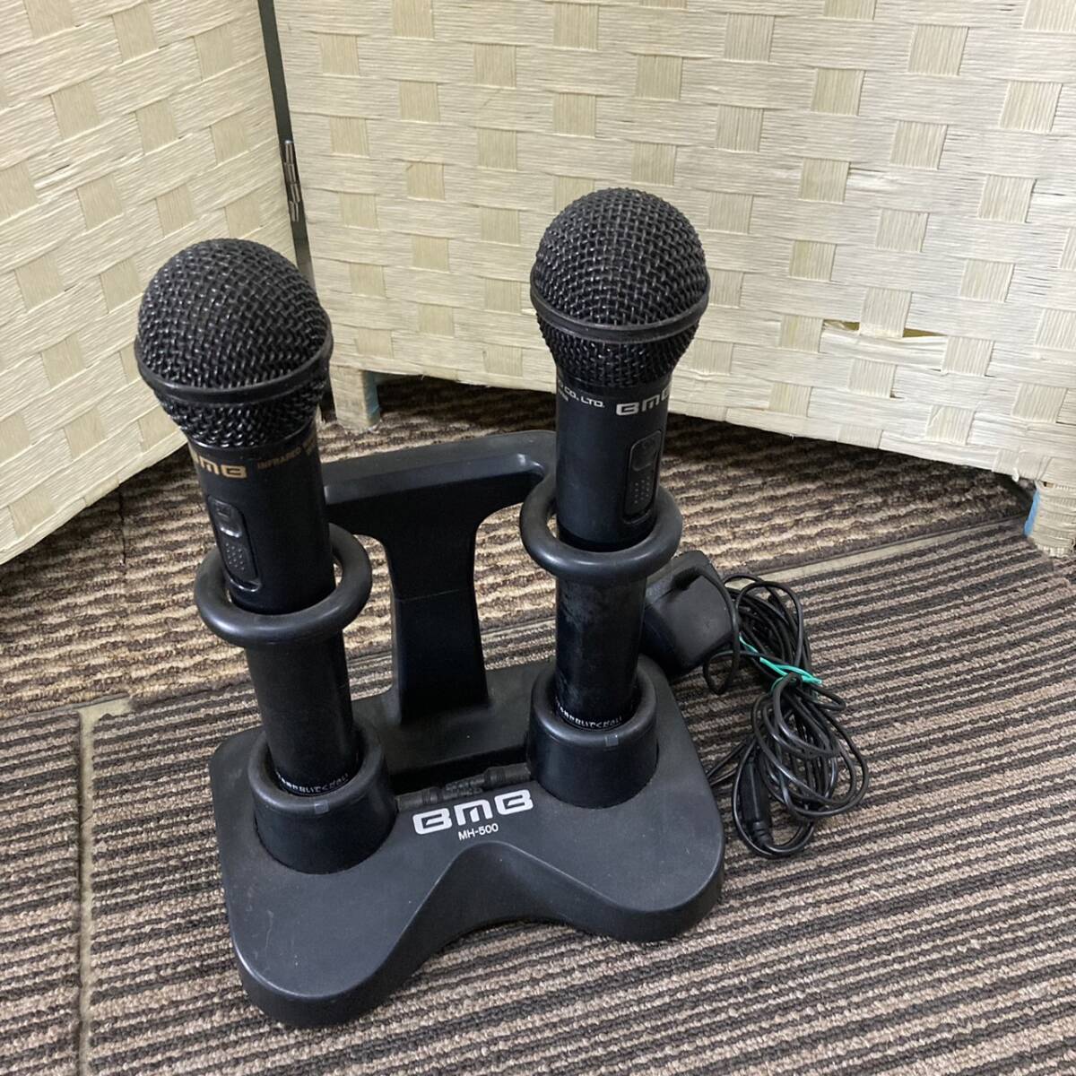 BMB infra-red rays wireless microphone receiver WT-5000 MH-500 Mike set electrification only verification junk treatment /064-02: Real Yahoo auction salling BMB infra-red rays wireless microphone receiver WT-5000 MH-500 Mike set electrification only verification junk treatment /064-02: Real Yahoo auction salling