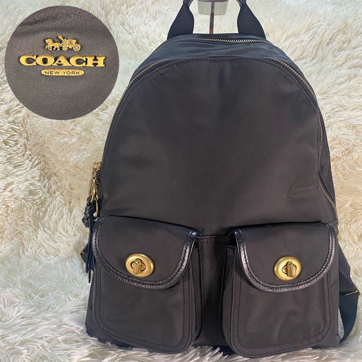 希少 コーチ COACH リュック バックパック C2011 A4収納 大容量 希少 コーチ COACH リュック バックパック C2011 A4収納 大容量