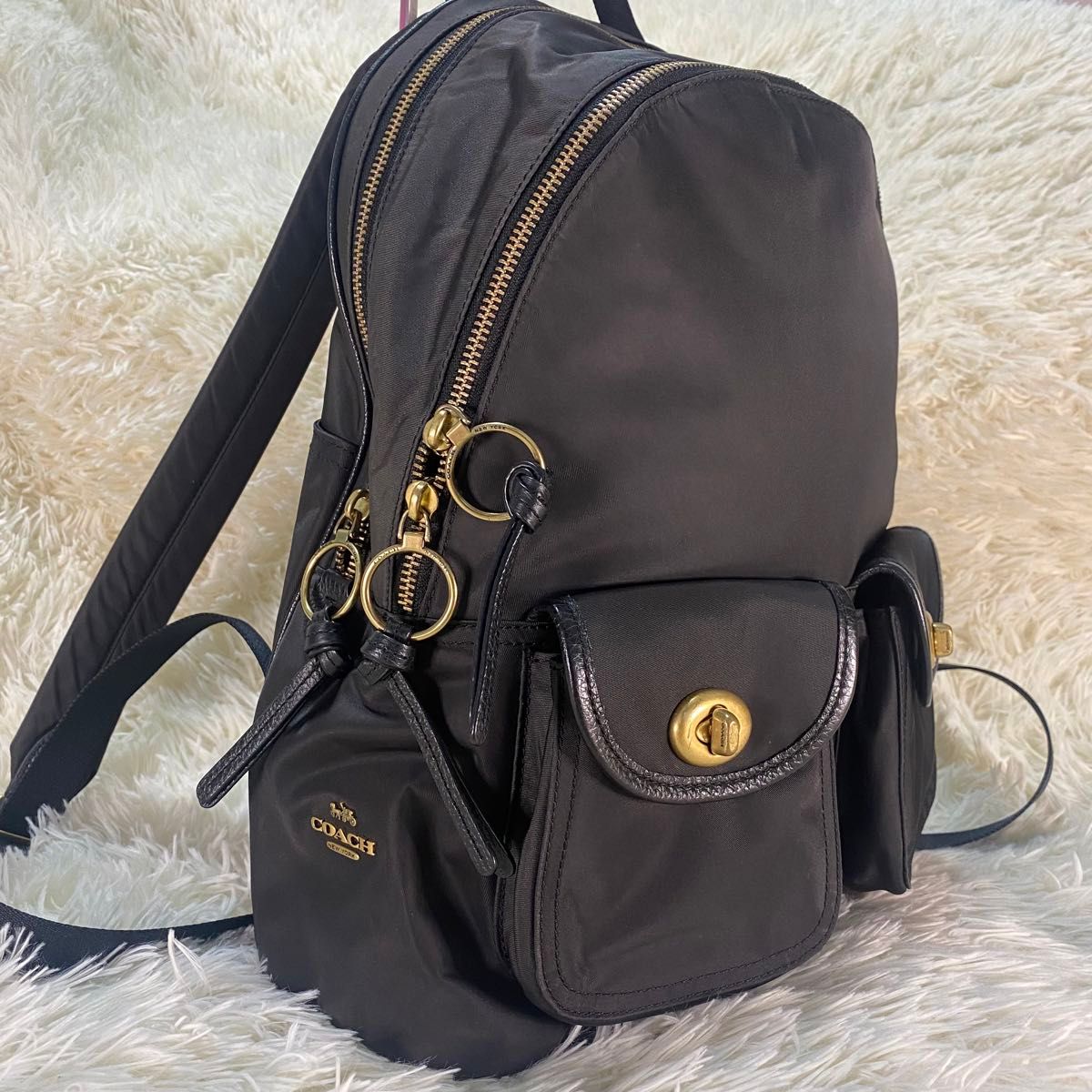希少 コーチ COACH リュック バックパック C2011 A4収納 大容量 希少 コーチ COACH リュック バックパック C2011 A4収納 大容量