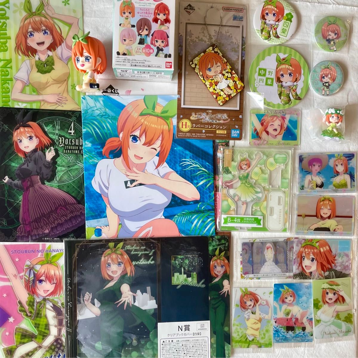中野四葉 推しグッズいろいろ21点 五等分の花嫁 ごとよめ グッズ 中野四葉 推しグッズいろいろ21点 五等分の花嫁 ごとよめ グッズ