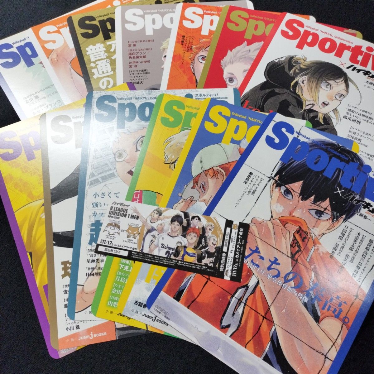 ハイキュー ショーセツバン チケット風しおり付 ビジュアル ハイキュー ショーセツバン チケット風しおり付 ビジュアル