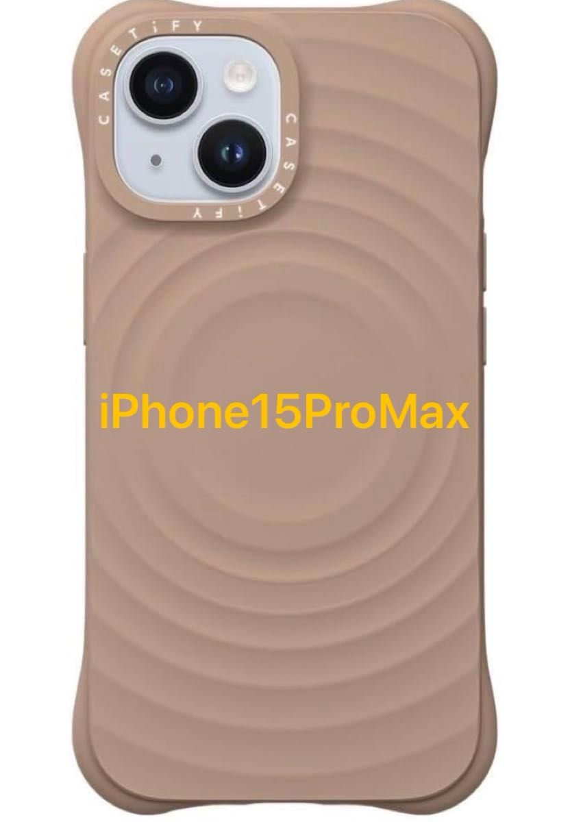 CASETiFY ウェーブ シリコン iPhone 15 Pro Max ケース CASETiFY ウェーブ シリコン iPhone 15 Pro Max ケース
