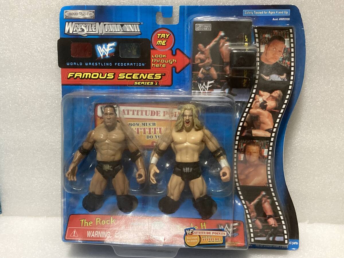 WWF プロレス フィギュア トリプルH&ザ ロック HHH The Rock 2 WWF プロレス フィギュア トリプルH&ザ ロック HHH The Rock 2