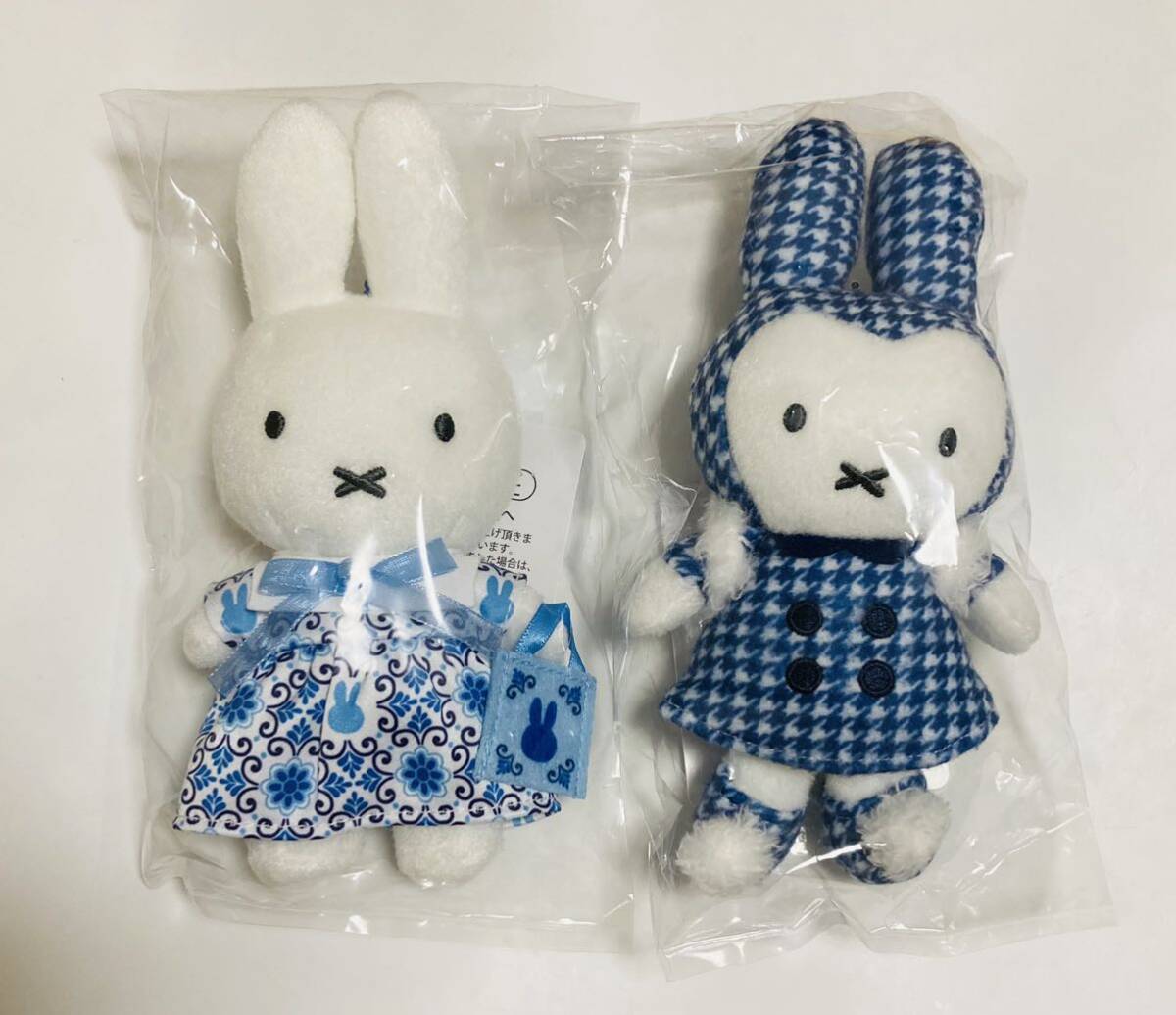 ミッフィー zakka フェスタ 限定 マスコット 2種セット ぬいぐるみ / ワンピース ゆきのひ リュック 千鳥柄