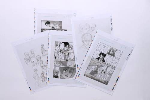未開封 進撃の巨人 画集 FLY 特典 超精巧複製原画 57P + 専用 未開封 進撃の巨人 画集 FLY 特典 超精巧複製原画 57P + 専用