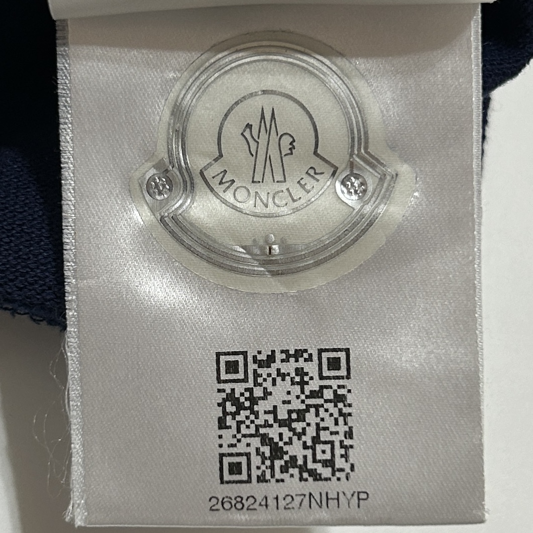 正規品 MONCLER MAGLIA POLO MANICA CORTA ネイビー M 正規品 MONCLER MAGLIA POLO MANICA CORTA ネイビー M