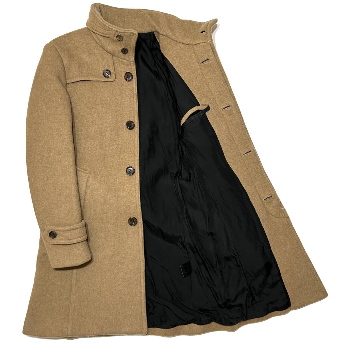  обычная цена 13.2 десять тысяч AKM DOUBLE MELTON STAND ROPE COAT размер M Camel melt n подставка трос пальто Jun - si Moto 1piu wjk 1piu