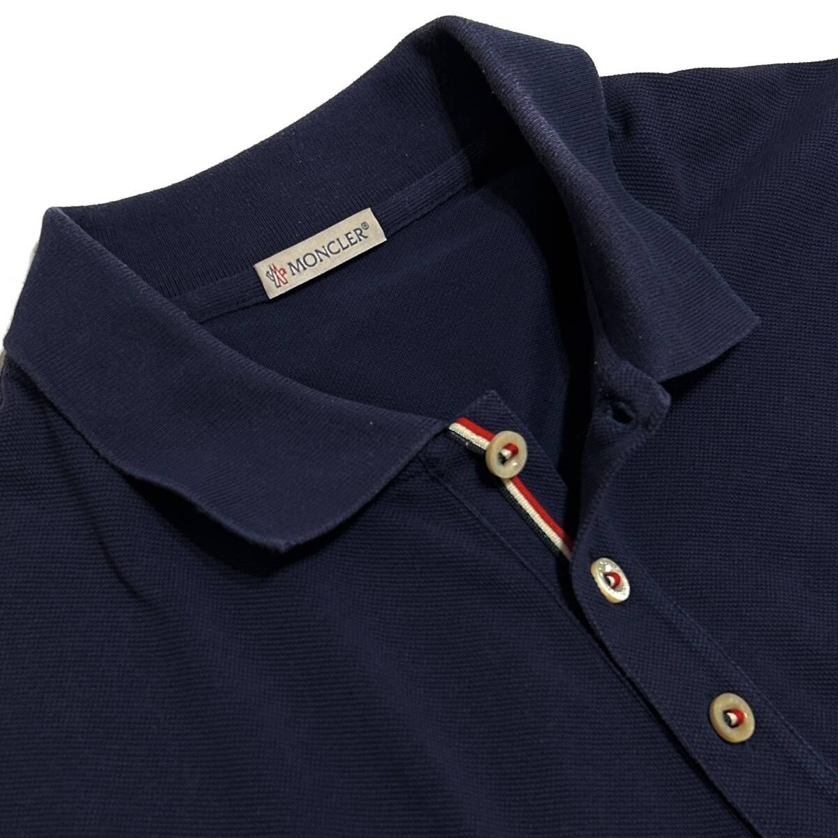 正規品 MONCLER MAGLIA POLO MANICA CORTA ネイビー M 正規品 MONCLER MAGLIA POLO MANICA CORTA ネイビー M
