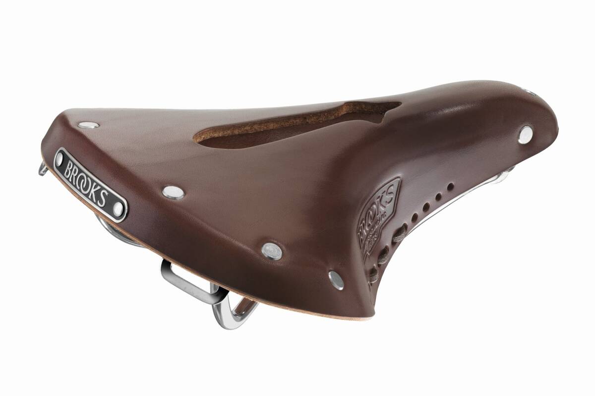 【中古】BROOKS(ブルックス) レザーサドル 穴空け加工を施した伝統のクラシックモデル B17 IMPERIAL CHROME A.BROWN