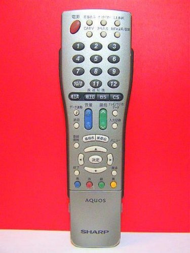 【中古】シャープ テレビリモコン GA514WJSA