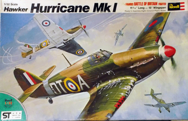 レベル/1/32/イギリス空軍ホーカー・ハリケーンMk.1/未組立品2