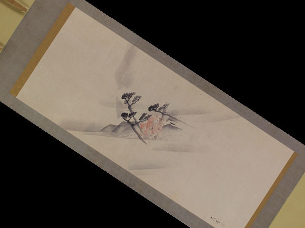 Yahoo!オークション - 名品【真作】松村呉春【花時雨】 紙本 合 Yahoo!オークション - 名品【真作】松村呉春【花時雨】 紙本 合