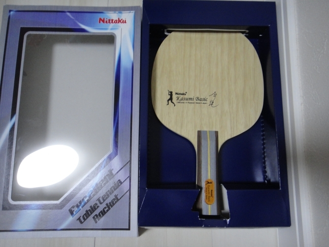  new goods unused *Nittaku racket . original Basic *FL box attaching 