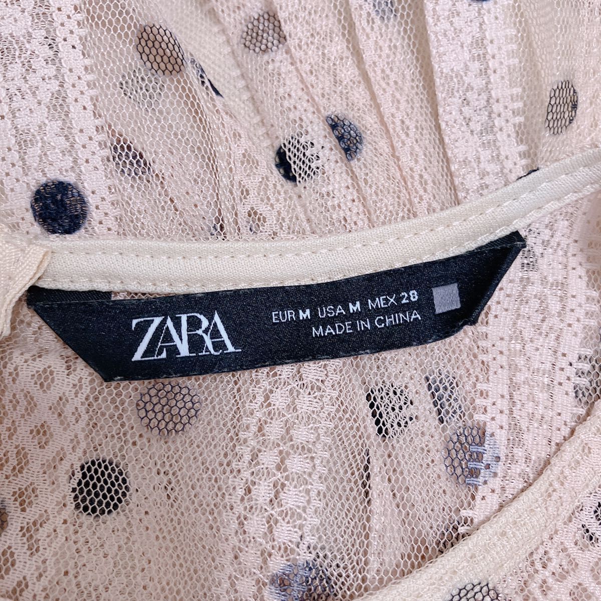 ZARA セミシースルー ドットワンピース|Yahoo!フリマ(旧PayPay ZARA セミシースルー ドットワンピース|Yahoo!フリマ(旧PayPay