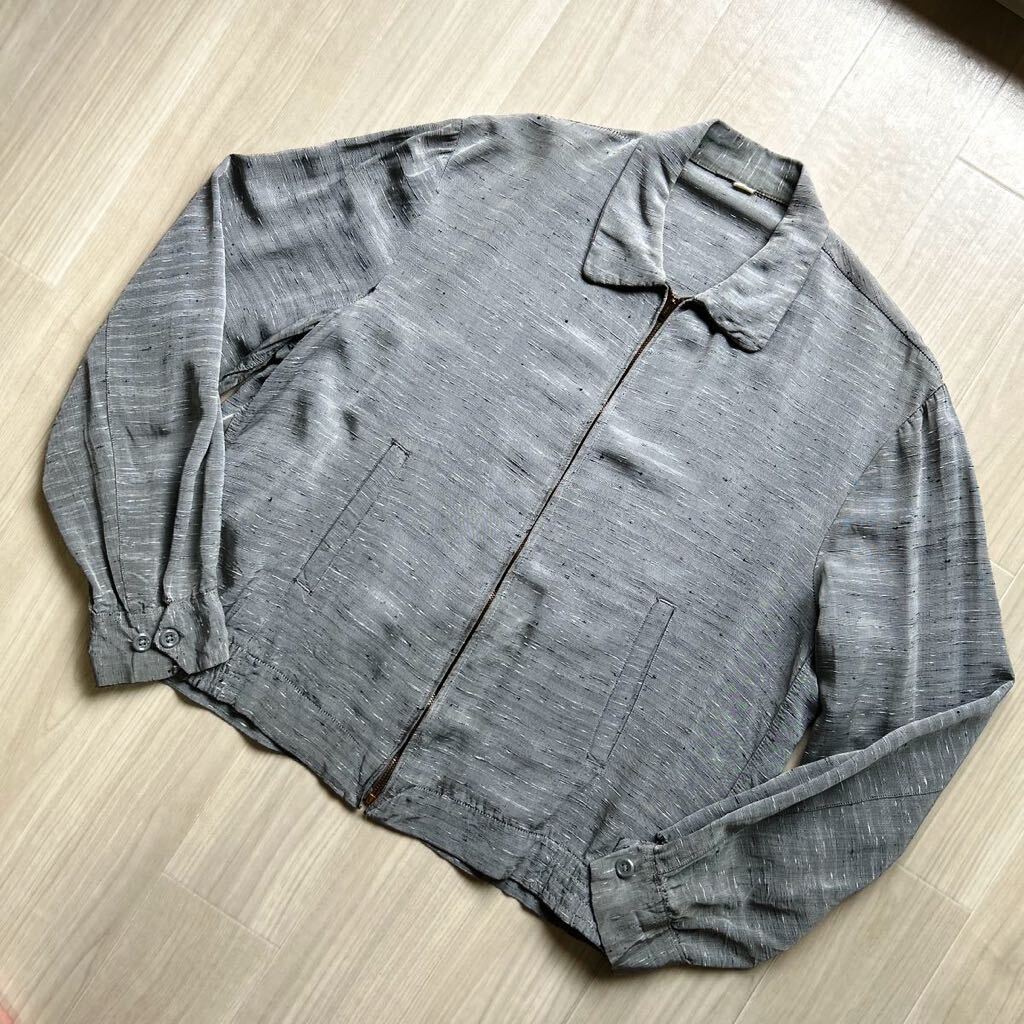 Bibian 比比昂 - 50s 60s ギャバジャン レーヨン 絣 カスリ Bibian 比比昂 - 50s 60s ギャバジャン レーヨン 絣 カスリ