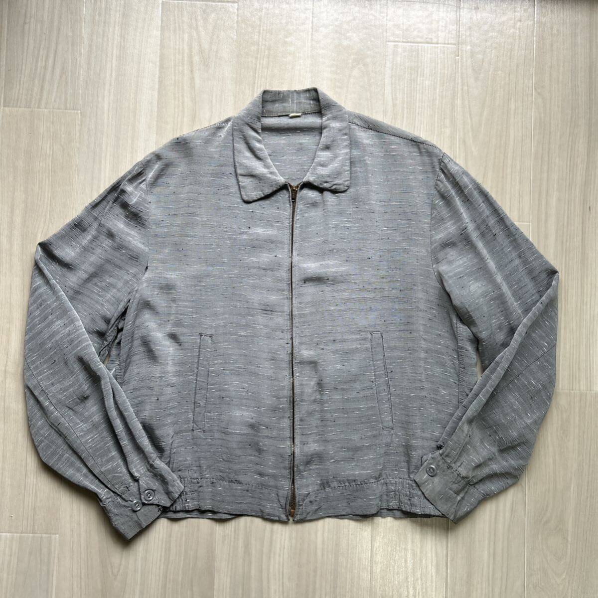 Bibian 比比昂 - 50s 60s ギャバジャン レーヨン 絣 カスリ Bibian 比比昂 - 50s 60s ギャバジャン レーヨン 絣 カスリ