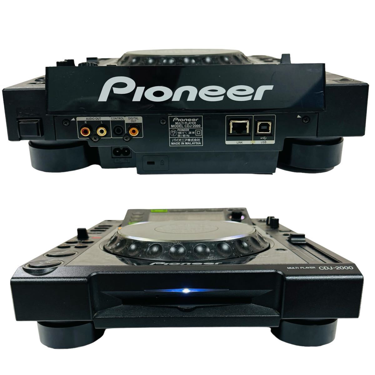 Pioneer CDJ-2000 プロフェッショナルDJマルチプレーヤー ターン Pioneer CDJ-2000 プロフェッショナルDJマルチプレーヤー ターン