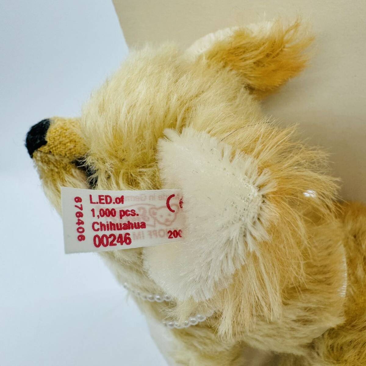希少 極美品】 Steiff ぬいぐるみ チワワ (シュタイフ ドール 犬 希少 極美品】 Steiff ぬいぐるみ チワワ (シュタイフ ドール 犬
