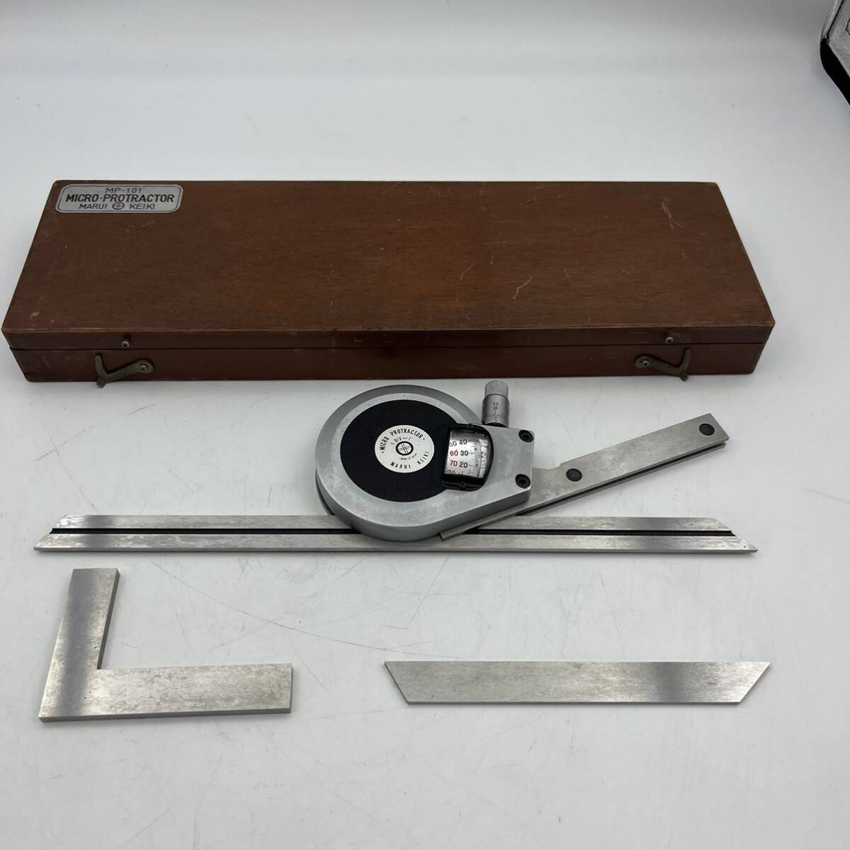MARUI KEIKI 丸井計器 MP-101 MICRO PROTRACTOR マイクロプロ MARUI KEIKI 丸井計器 MP-101 MICRO PROTRACTOR マイクロプロ