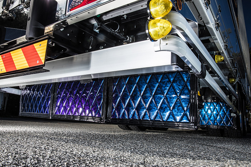 鼓星　オリオン　泥除け 橫600ｍｍ×縦600ｍｍ 2枚セット　ネイビー/ブラック　　フチ：30ｍｍ